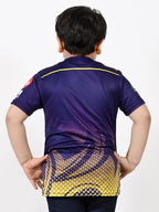 Baesd Boys Sports Round Neck Printed Cricket Jersey IPL, T20 T-shirt | Grocsy