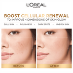 L'Oreal Paris Glycolic Acid Glowing And Protecting CSMS (Cleanser, Serum, Moisturizer, Sunscreen) Regime Kit | Grocsy