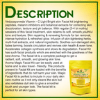 VedicAyurveda Vitamin C Light 'n' Bright Skin Facial kit | Grocsy