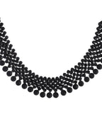 VOJ Women Black Color stainless steel Jewellery Set