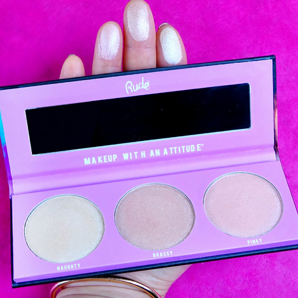 Rude Cosmetics Highlighting Shimmer Trio | Grocsy