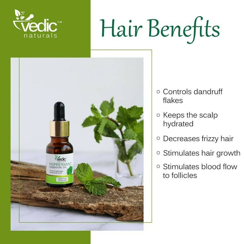 Vedic Naturals Peppermint Essential Oil | Grocsy