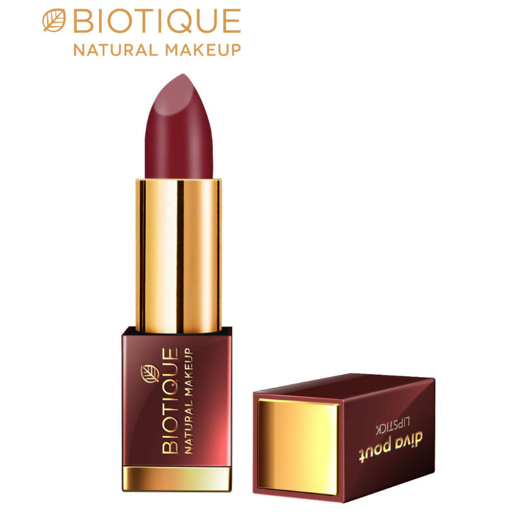 Biotique Diva Pout Lipstick - Dark Romance | Grocsy