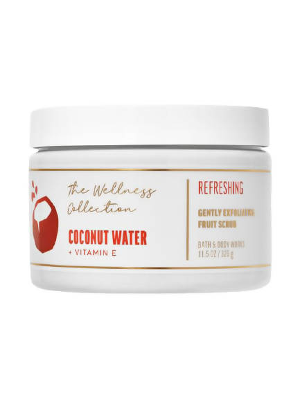Bath & Body Works Coconut Water Vitamin E Fruit Scrub | Grocsy