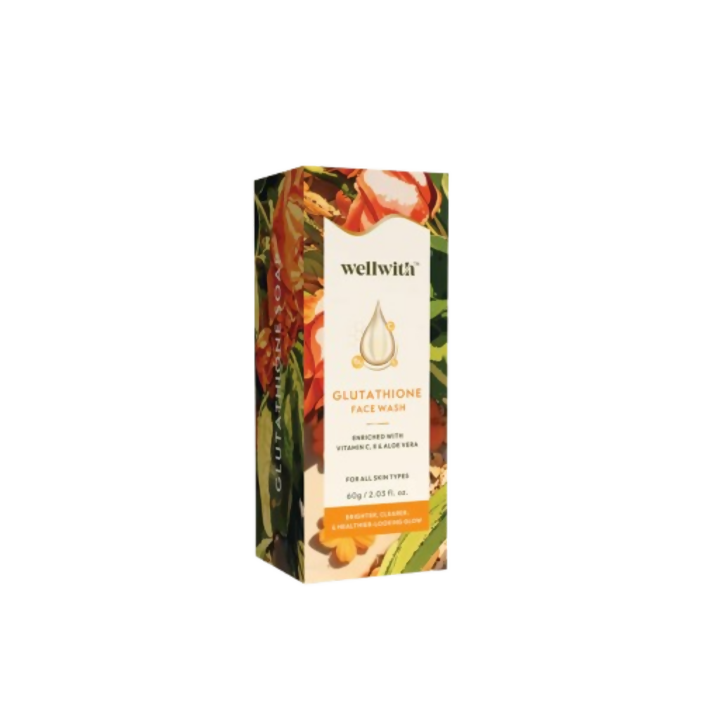 Wellwith Glutathione Face Wash | Grocsy
