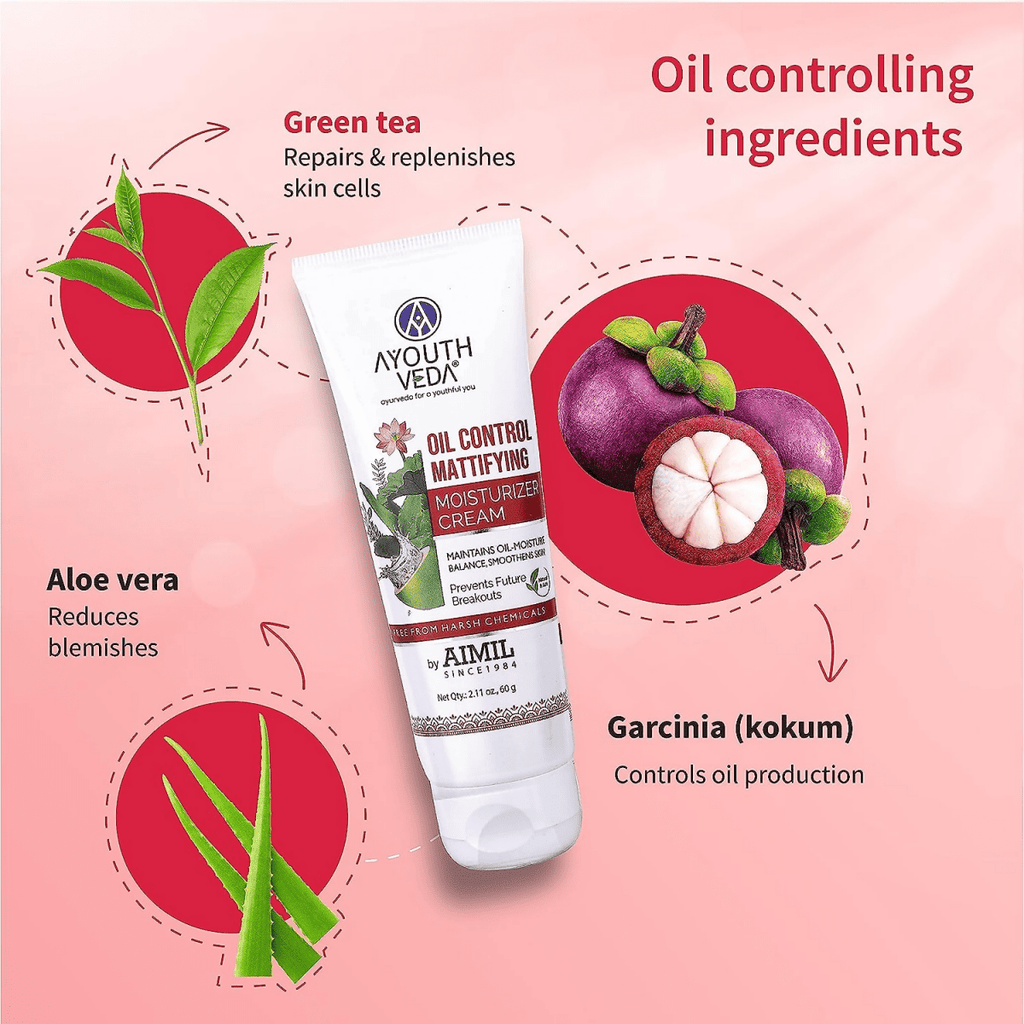 Ayouthveda Oil Control Mattfying Moisturizer Cream | Grocsy
