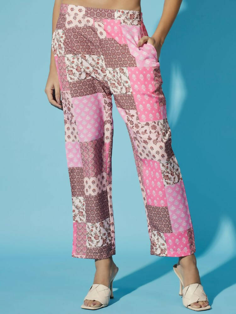 Myshka Women Multi - Printed Bling & Sparkly Co-Ords | Grocsy
