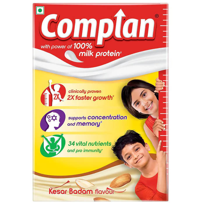 Complan Nutrition and Health Drink Kesar Badam Refill | Grocsy