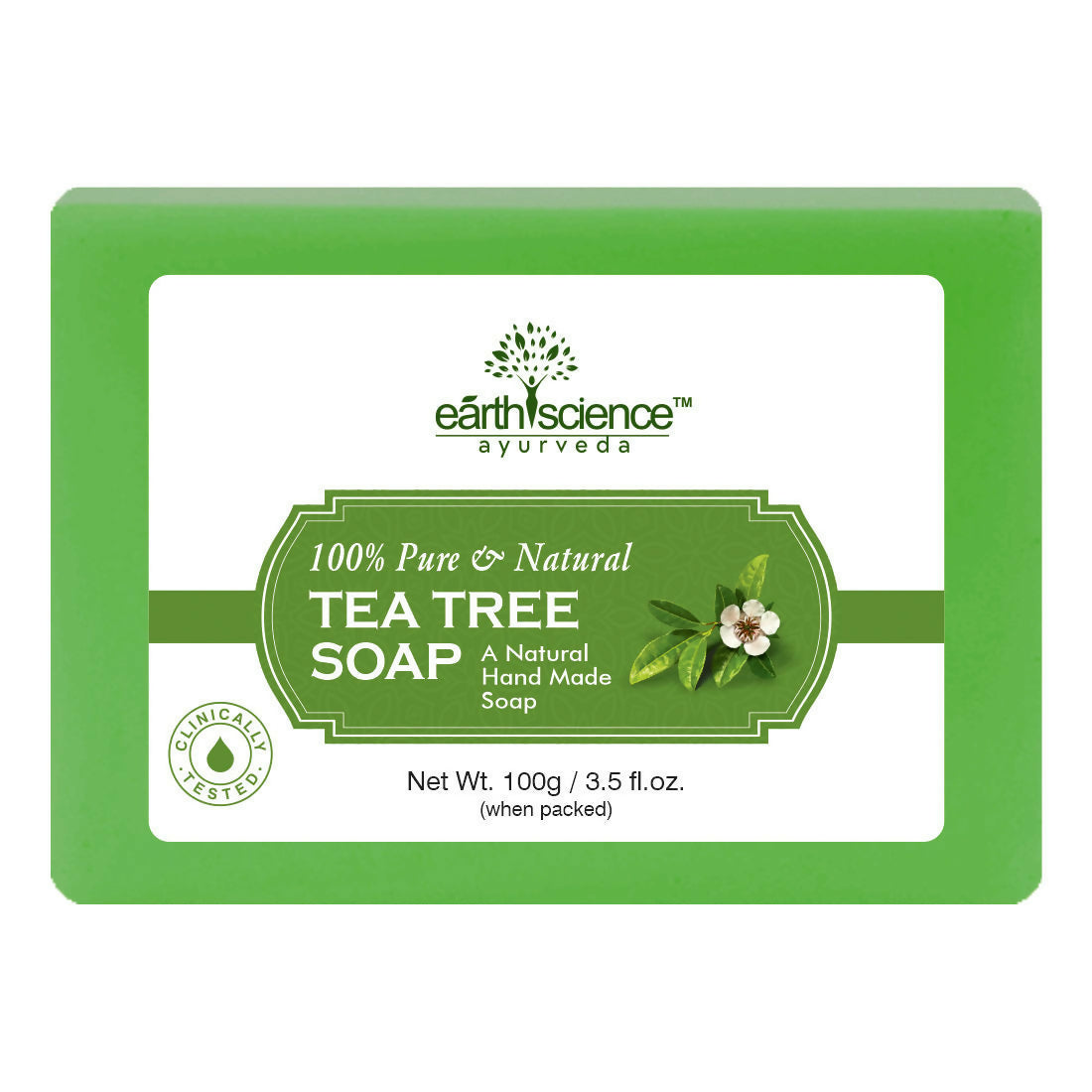 Earth Science Ayurveda Tea Tree Bath Soap | Grocsy
