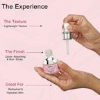 Globus Naturals Rice Ceramide Revival Face Serum, For Korean Glass Skin | Grocsy