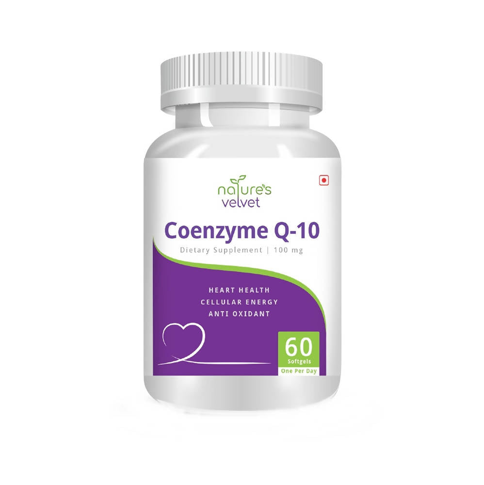 Nature's Velvet Coenzyme Q-10 Softgels | Grocsy