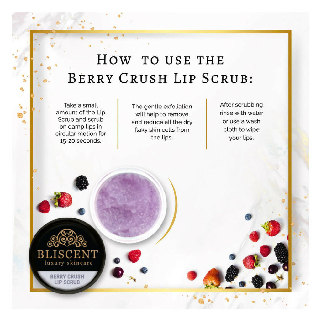 Bliscent Berry Crush Lip Scrub | Grocsy