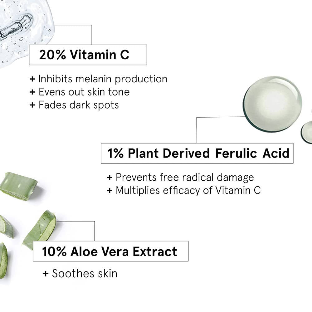 BeBodywise 20% Vitamin C Face Serum | Grocsy