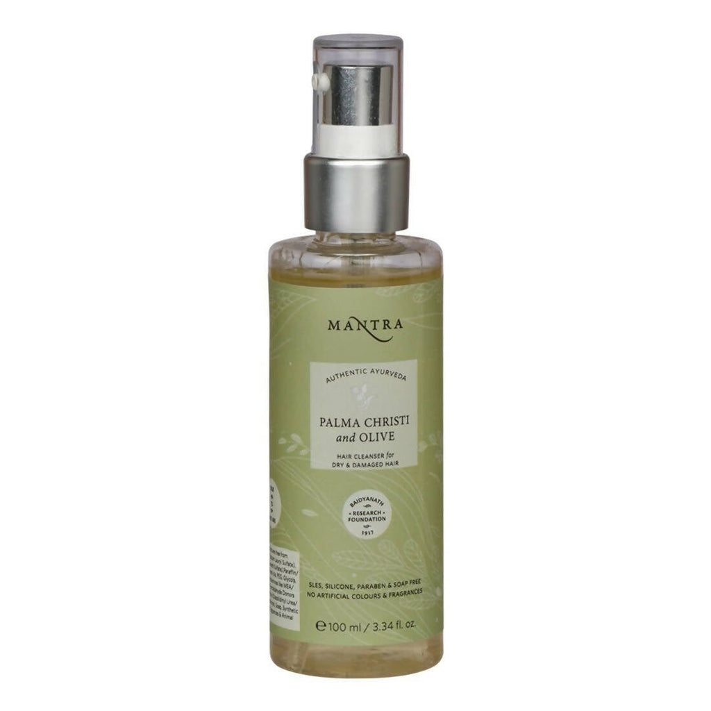 Mantra Herbal Palma Christi and Olive Hair Cleanser For Dry & Damaged Hair | Grocsy