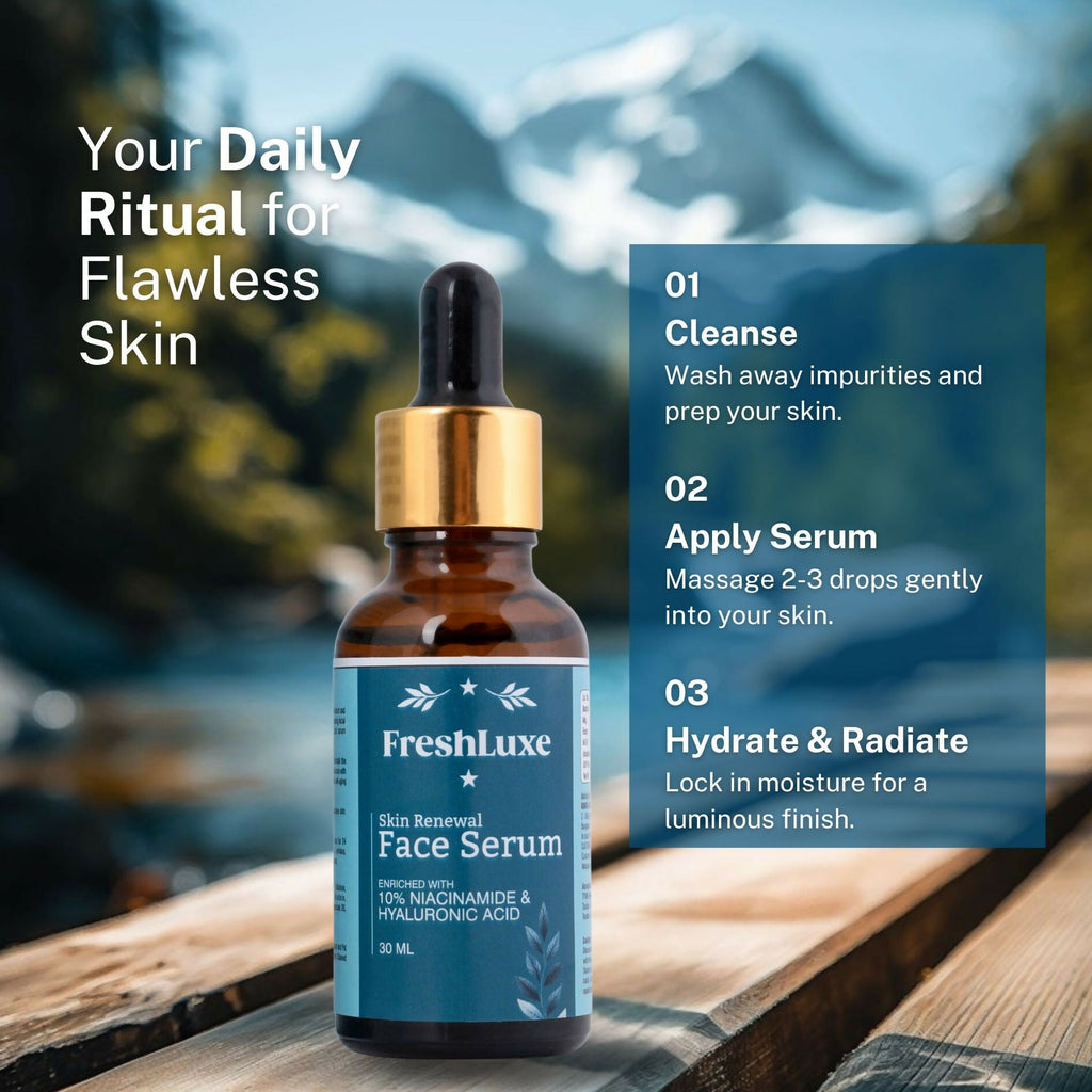 FreshLuxe Skin Renewal Face Serum | Grocsy