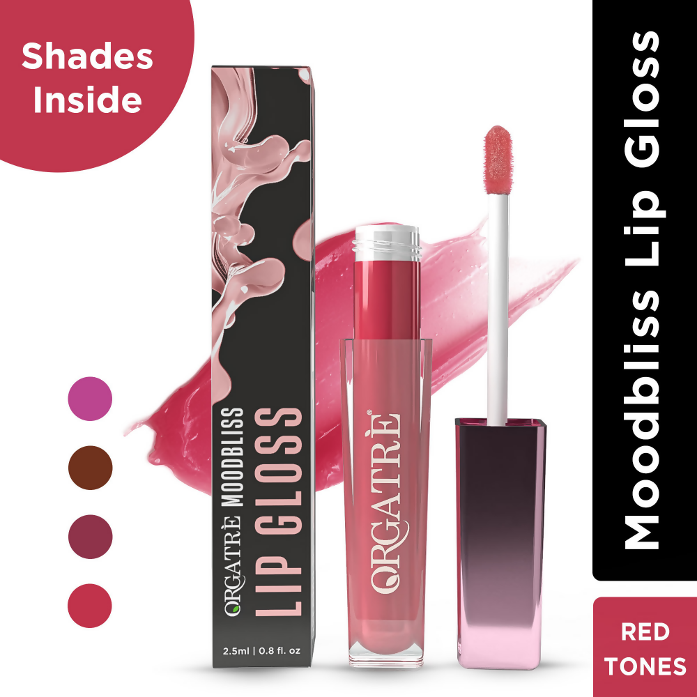 Orgatre MoodBliss Lip Gloss - Red Tones | Grocsy