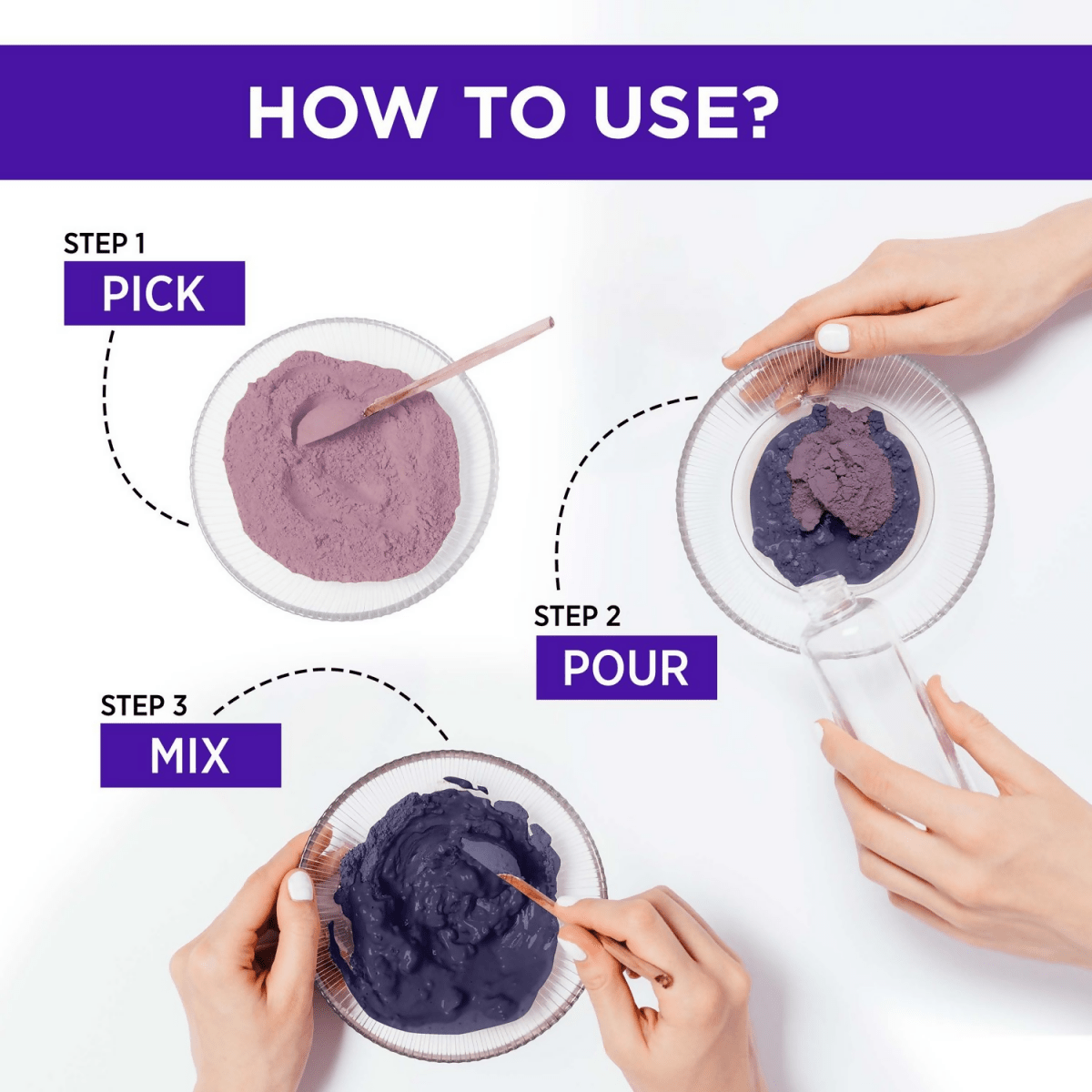 Alps Goodness 100% Natural Blue Pea & Rose Petal Beauty Mask For Skin | Grocsy