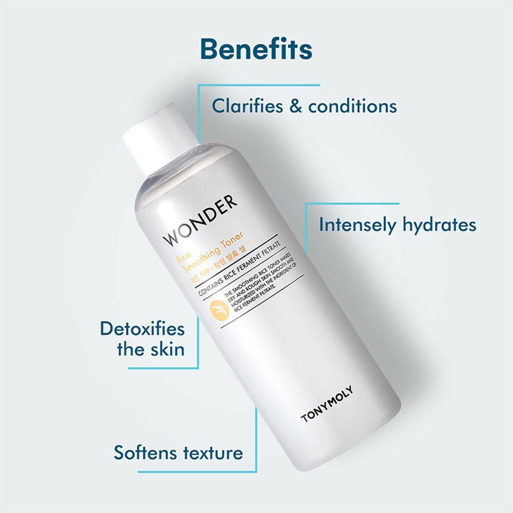 Tonymoly Clarifying Wonder Rice Smoothing Toner - Korean Skincare | Grocsy