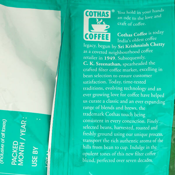 Cothas Coffee Perfect Blend Filter Coffee Powder | Grocsy