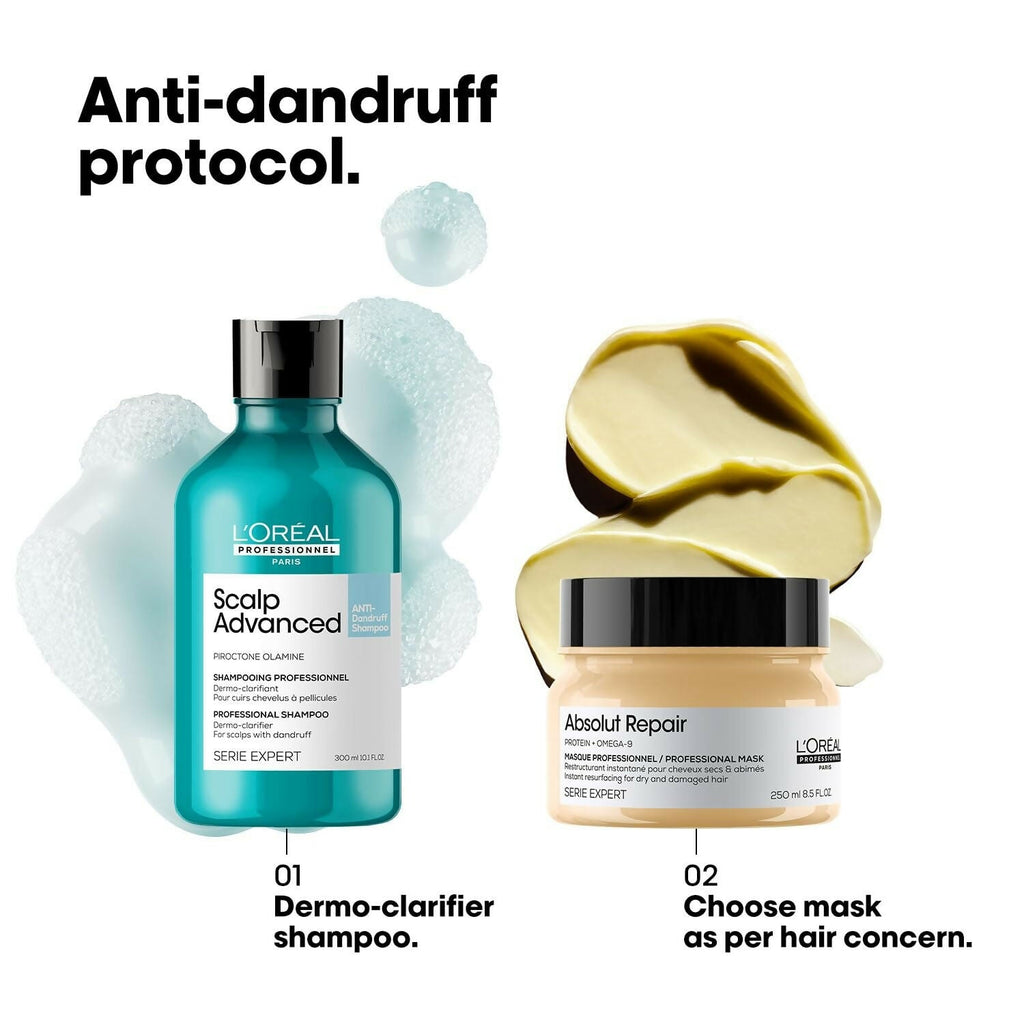 L’Oréal Professionnel Scalp Advanced Anti-Dandruff Dermo-Clarifier Shampoo | Grocsy