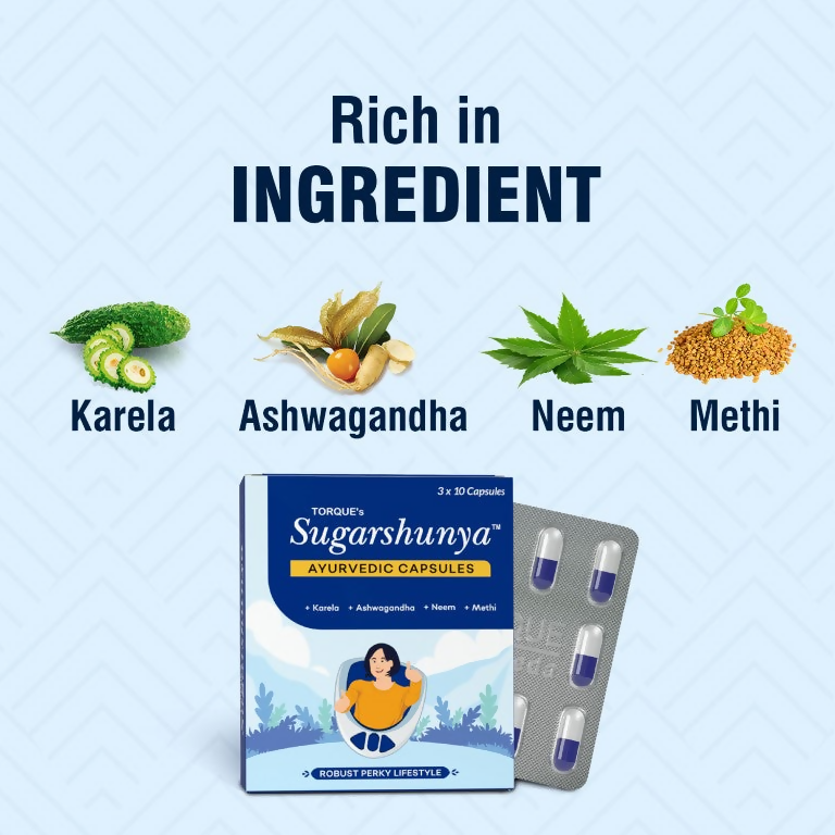Torque's Sugarshunya Capsules - Swadesiicart