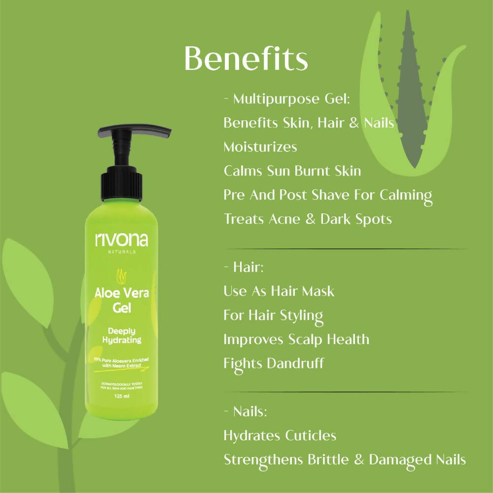 Rivona Naturals Aloe Vera Gel | Grocsy