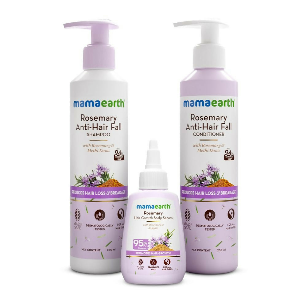 Mamaearth Rosemary Hair Growth Boosting Combo | Grocsy