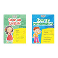 Scholars Insights Gear Up English & Maths Grade 4 Books Set Of 2 English Grammar Skills, Maths Logical Reasoning, Problem Solving Book Ages 9-10 Years | Grocsy