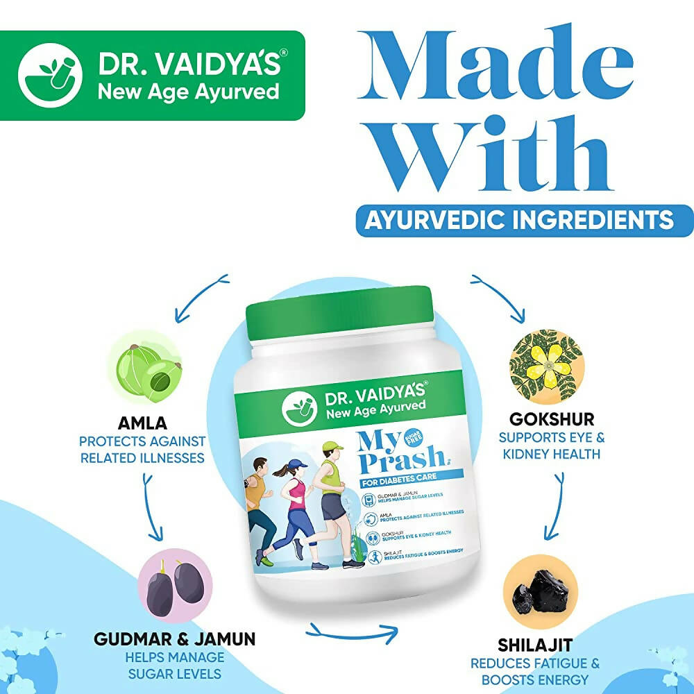 Dr. Vaidya's My Prash Chyawanprash For Diabetes Care | Grocsy