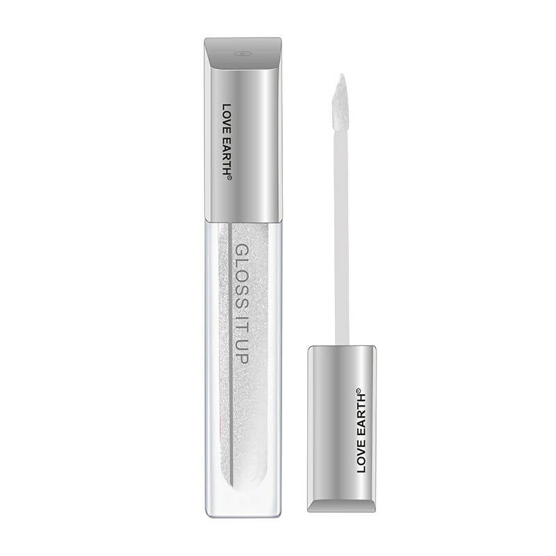 Love Earth Lip Gloss - Love Magnet (Silver Glitter) | Grocsy