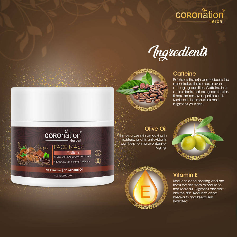 Coronation Herbal Coffee Face Mask | Grocsy