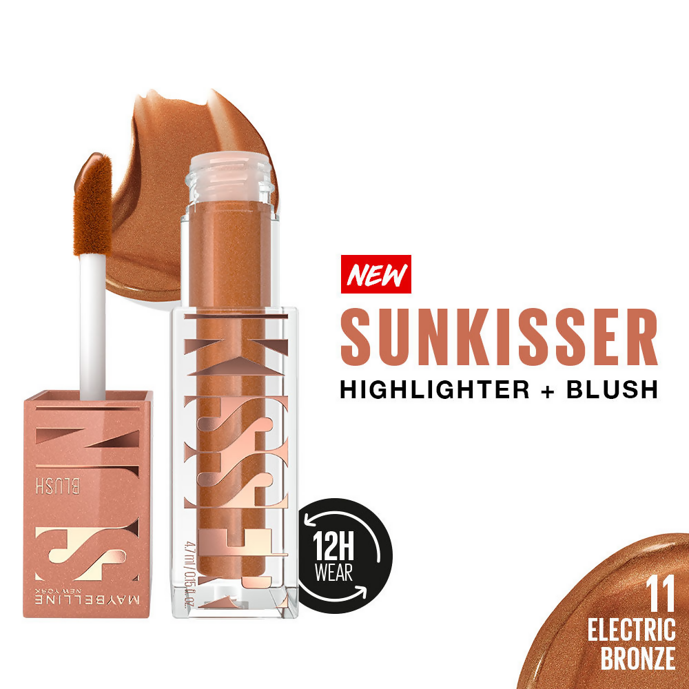 Maybelline New York Sunkisser Highlighter + Blush - Electric Bronze | Grocsy