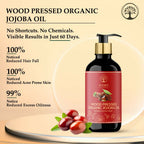 Ivory Natural Wood Pressed Organic Jojoba Oil Premium & Extra Virgin For Smooth Dry Skin, Avoid Flakiness, & Improve Skin Elasticity | Grocsy