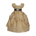 Asmaani Baby Girl's Gold Color Dress (AS-DRESS-22028) | Grocsy
