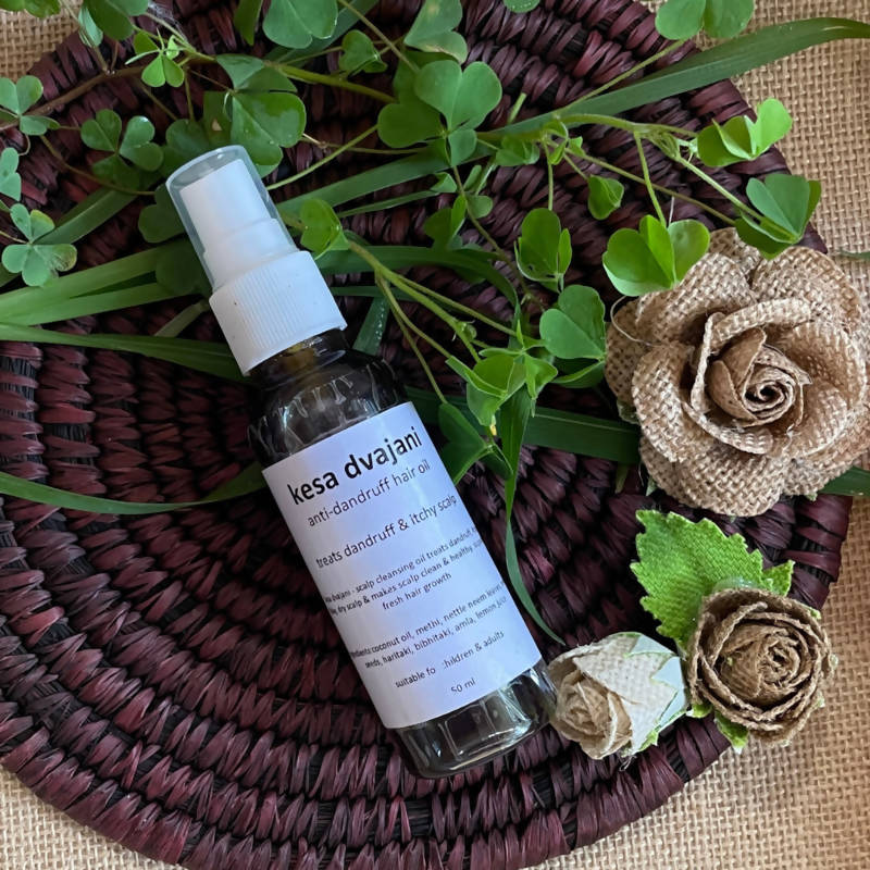 Kalya Shastra Kesa Dvajani - Anti Dandruff Hair Oil | Grocsy