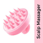 Nykaa Naturals Scalp Massager Brush For Blood Circulation & Natural Hair Growth - Pink | Grocsy