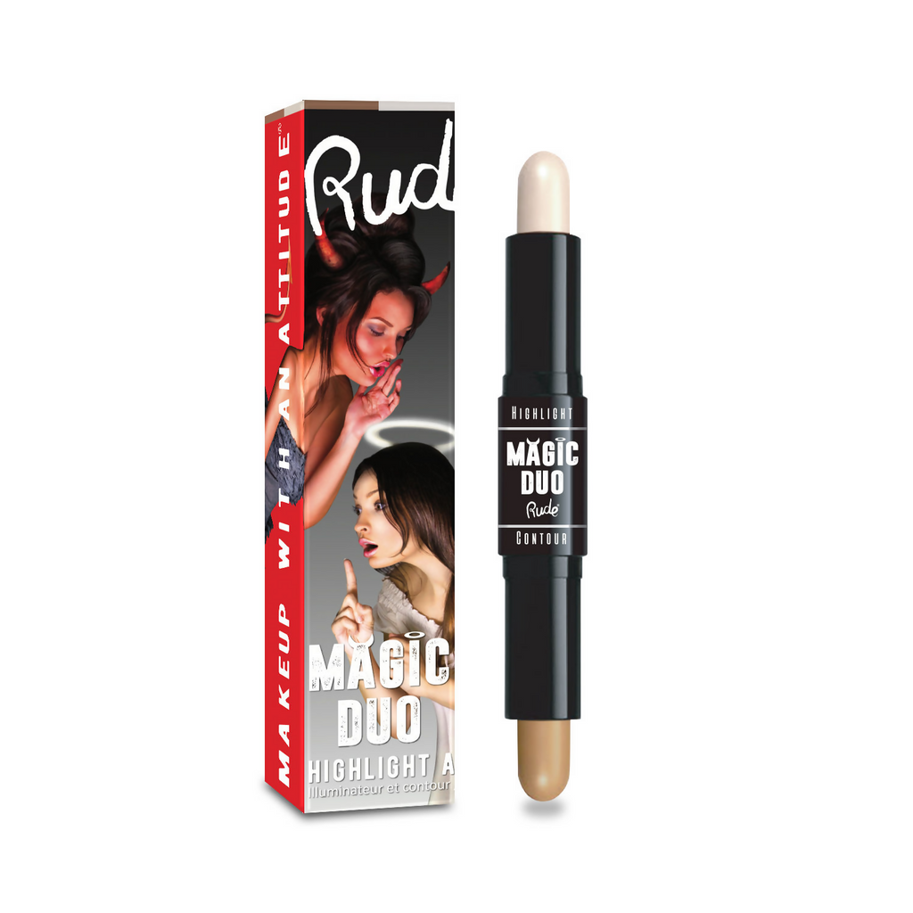 Rude Cosmetics Magic Duo Highlight & Contour - Light | Grocsy