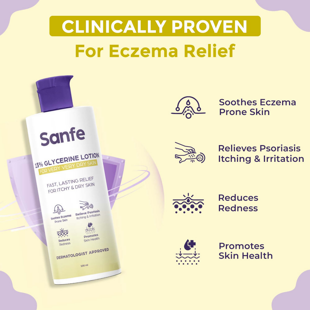 Sanfe 15% Glycerine Lotion For Very Very Dry Skin | Grocsy