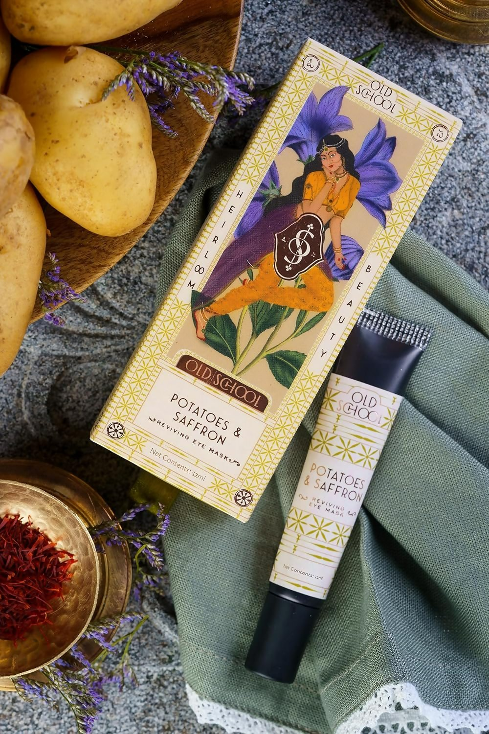 Old School Rituals Potatoes & Saffron Reviving Eye Mask | Grocsy