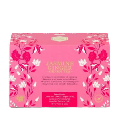 Mittal Teas Jasmine Ginger Green Tea - Eco Friendly Bags | Grocsy