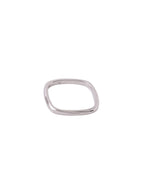 NVR Women's Silver-Plated Rectangular Stylish Ring | Grocsy