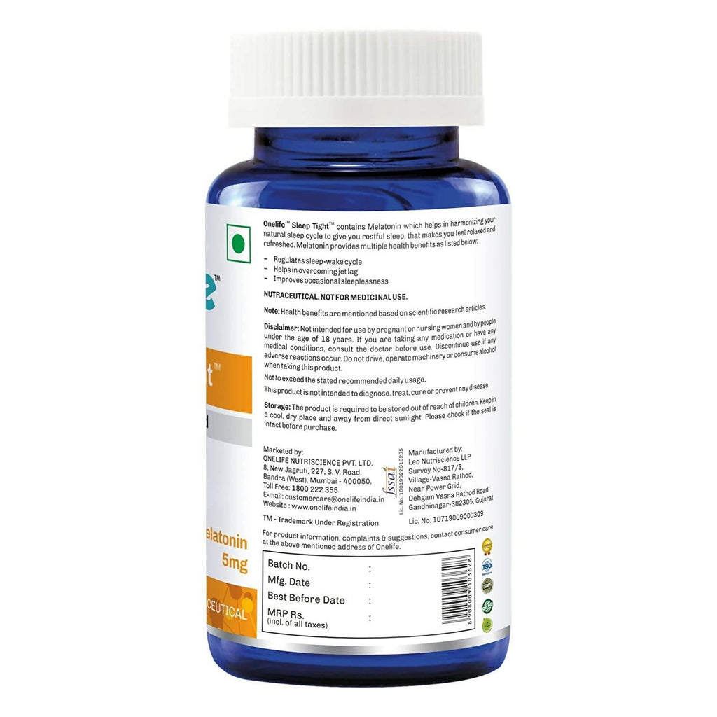 Onelife Sleep Tight Melatonin Tablets | Grocsy