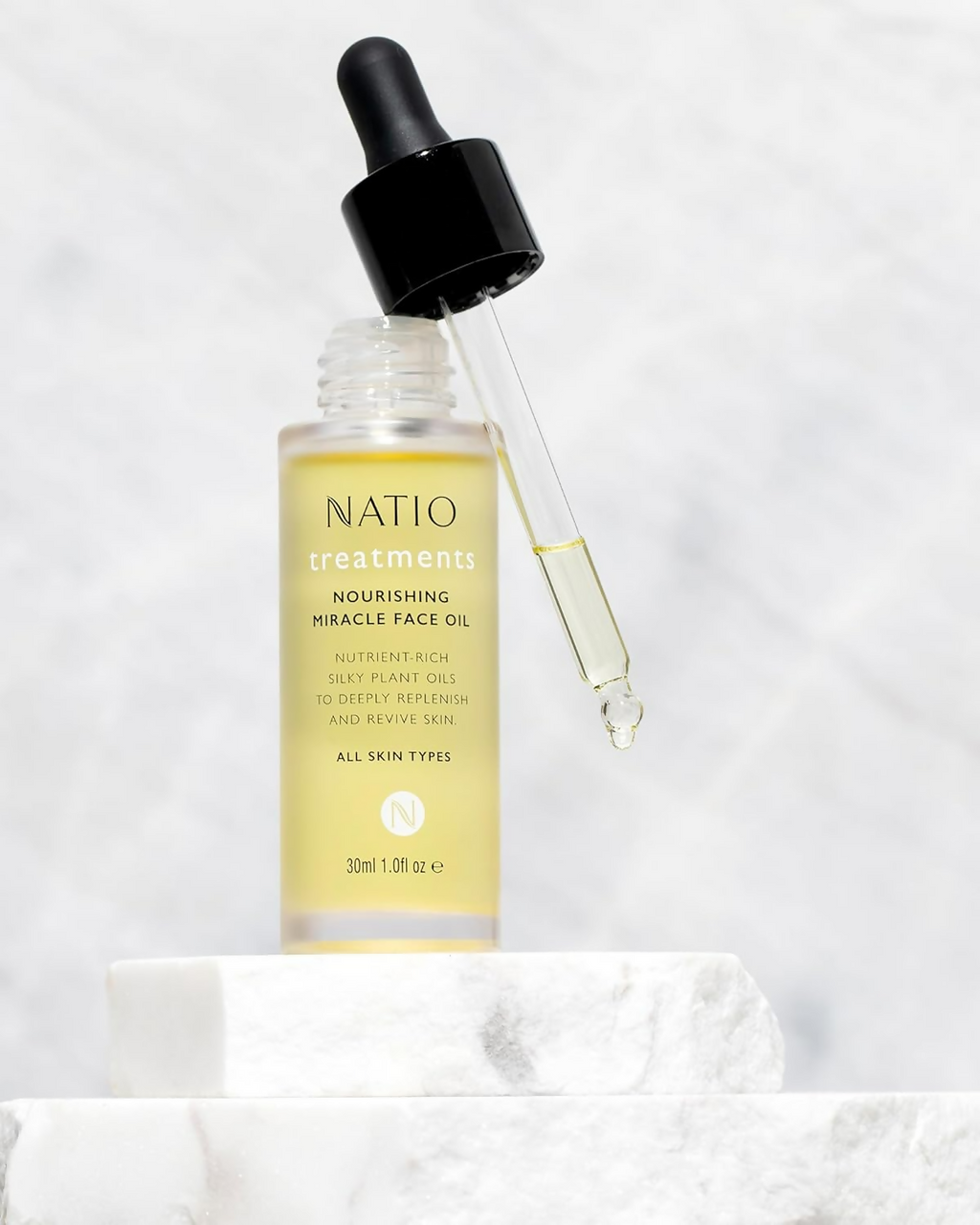 Natio Treatments Nourishing Miracle Face Oil | Grocsy