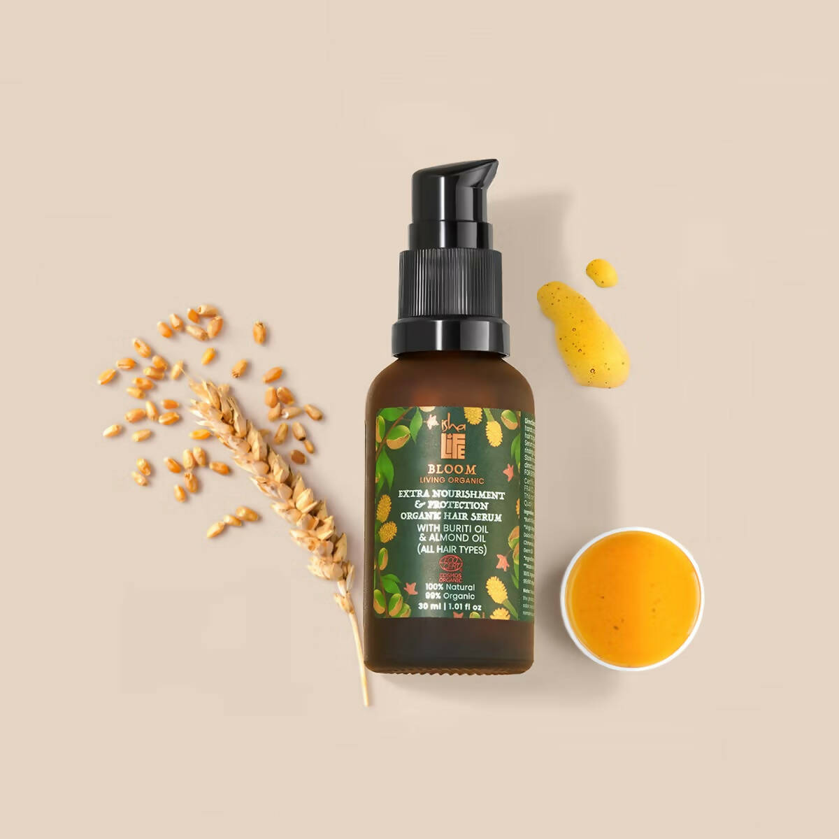 Isha Life Extra Nourishment & Protection Organic Hair Serum | Grocsy