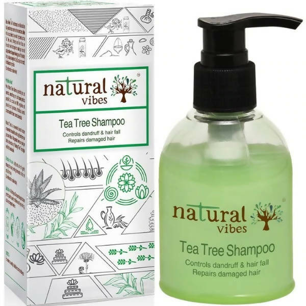 Natural Vibes Ayurvedic Tea Tree Shampoo | Grocsy
