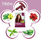Nisha Henna Based Hair Color Natural Brown | Grocsy