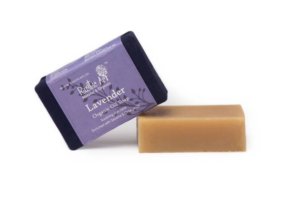 Rustic Art Lavender Organic Oil Soap | Grocsy