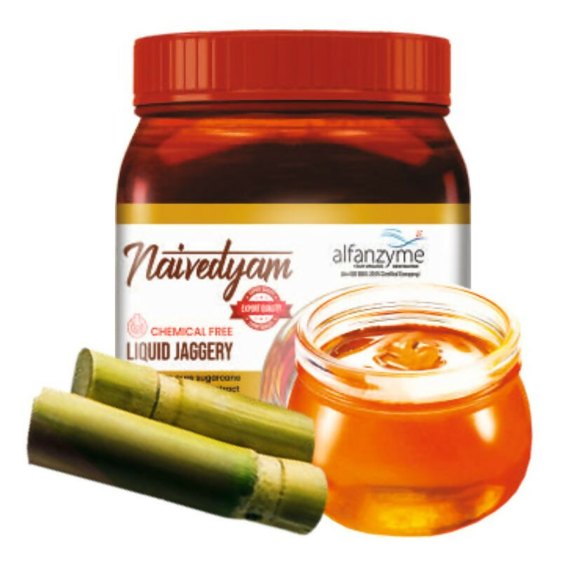 Naivedyam Chemical Free Liquid Jaggery - Jar | Grocsy