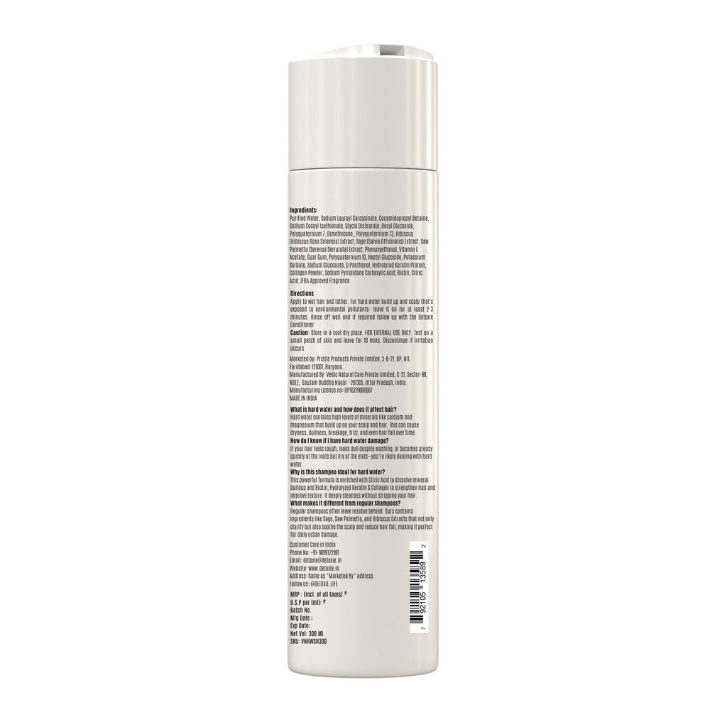 Detoxie Advanced Hard Water Shampoo | Grocsy