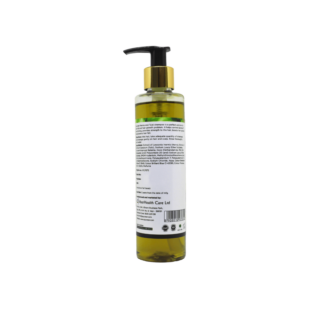 Ayuveer Henna Tulsi Shampoo | Grocsy